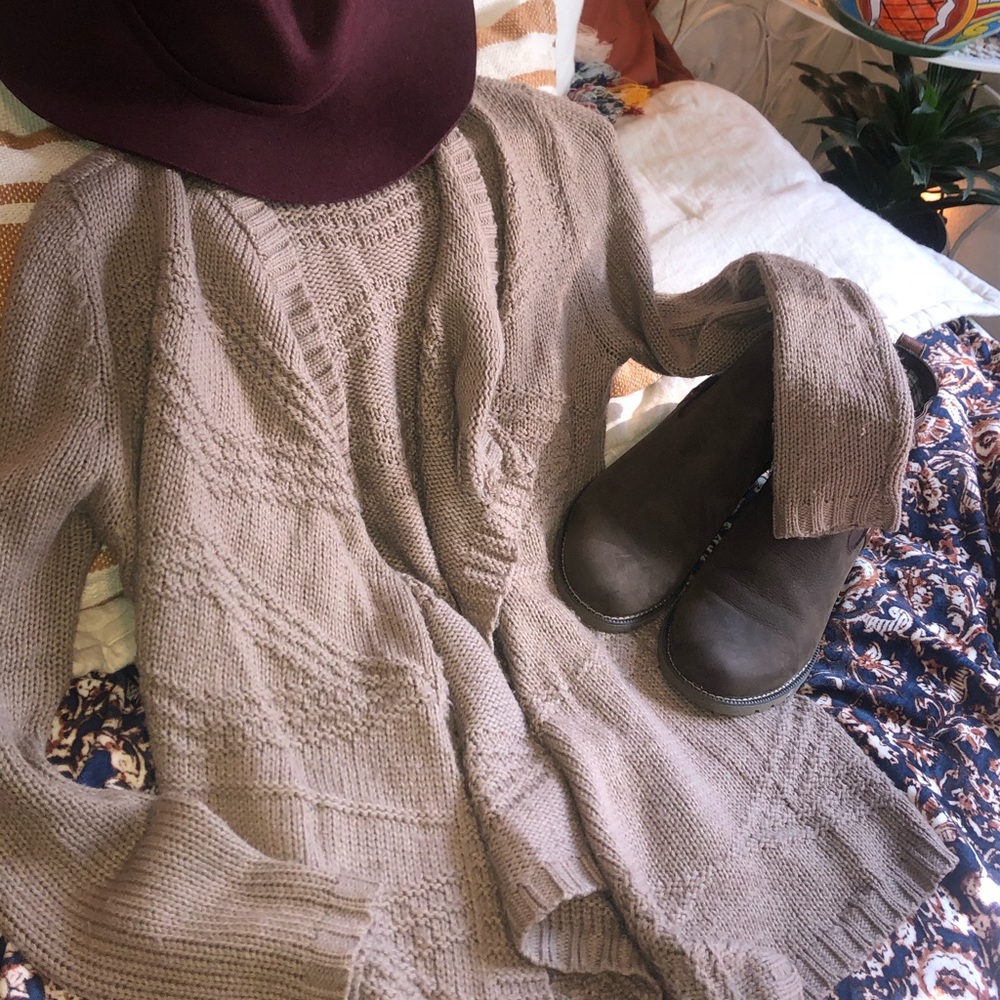 Tan Charlotte Russe Cardigan